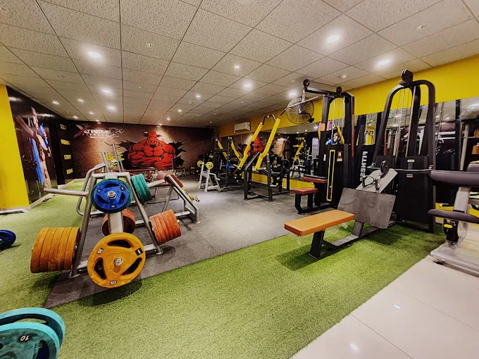 Weight training area at XTREME FITNESS